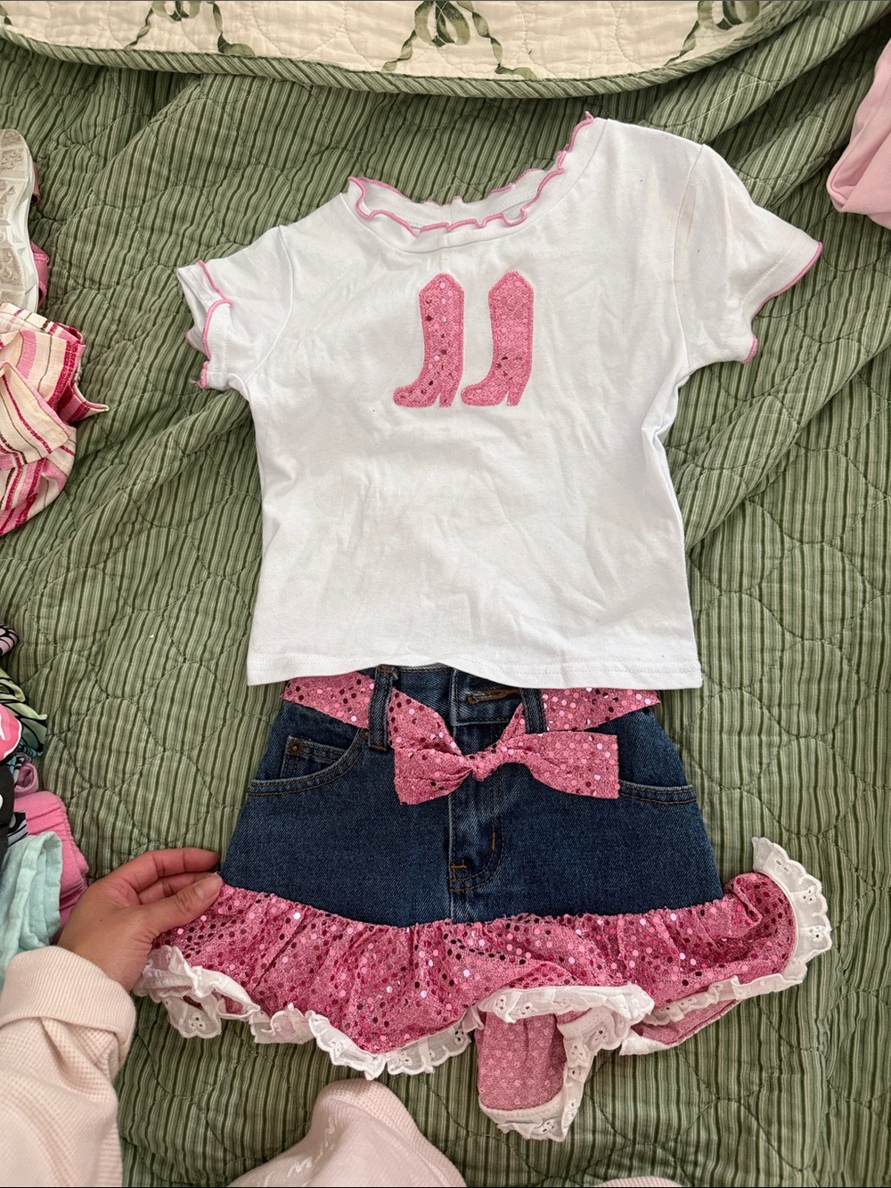 Barbie Black Tee with Pink Logo